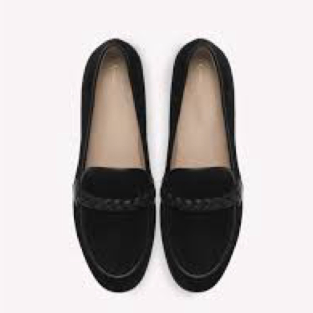 Gianvito Rossi Black Velvet Belem Atticus braided strap loafers